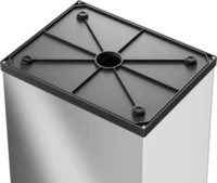 Hailo Big-Box Swing XL 52 literes önzáró műanyag szemetes - Ezüst/Fekete