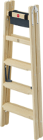 Hailo Master H80 2 x 5 lépcsőfokos fa állólétra