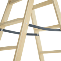 Hailo Master H80 2 x 5 lépcsőfokos fa állólétra