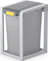 Hailo Profiline Öko XL 38 Literes Nyitható fedeles bővíthető szemetes - Szürke