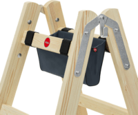 Hailo Master H80 2 x 4 lépcsőfokos fa állólétra