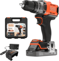 Black & Decker BCD382D1XK-QW Akkus fúró-csavarozó 18V + koffer