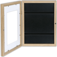 ZEP London Box MRN82 14x21,5cm Tároló Fa képkeret - Natúr fa