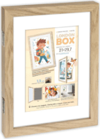 ZEP London Box MRN82 14x21,5cm Tároló Fa képkeret - Natúr fa