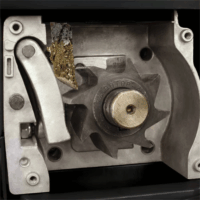 Scheppach GS 70 Elektromos Ágaprító Gép Gyűjtőtartállyal 56L 2800W