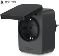 TP-Link Tapo P410M Kültéri konnektor WiFi Okos dugalj fogyasztásmérővel - Fekete