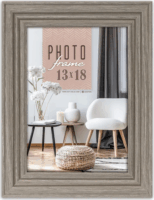 ZEP AA657G 13x18cm Fa képkeret - Szürke