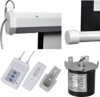 Everest EPP-240 111" Motoros Fali Vetítővászon (240x240 - 1:1) Fehér