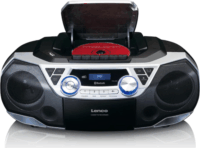 Lenco SCD-720SI DAB+ FM Asztali / Hordozható Rádió Boombox - Ezüst