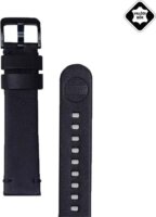 Samsung Leder Armband Essex Galaxy Watch Okosóra Bőrszíj 20mm - Fekete