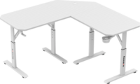 Huzaro Hero 7.3 Manuálisan állítható Gamer sarok asztal 140 x 60 x 56-79 cm - Fehér