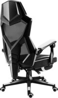 Huzaro Combat 3.1 Gamer szék lábtartóval - Fekete / Fehér