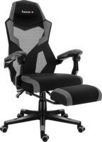 Huzaro Combat 3.1 Gamer szék lábtartóval - Fekete / Szürke