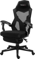 Huzaro Combat 3.1 Gamer szék lábtartóval - Fekete / Karbon