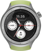 Motorola Moto Watch GPS Férfi Okosóra 47mm Zöld ajándék szíjjal - Ezüst