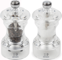 Peugeot Bistro Manuális Só- és borsőrlő szett 10cm - Átlátszó