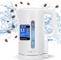 Clatronic WK 3834 Elektromos vízforraló 1L 900 Watt - Fehér