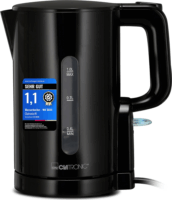 Clatronic WK 3834 Elektromos vízforraló 1L 900 Watt - Fekete