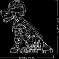 LEGO 11384 Icons - Golden Retriever kutyus