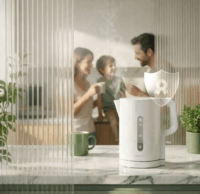 Clatronic WK 3835 Elektromos vízforraló 1.7 L 2200 Watt - Fehér