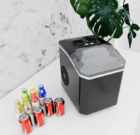 Carruzzo Q77A Automata Jégkocka készítő gép 1.3L - Fekete