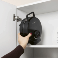 Clatronic WA 3832 gofrisütő 1200 W - Fekete