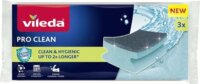 Vileda Pro Clean Súrolószivacs készlet 3 darab - Szürke / Kék