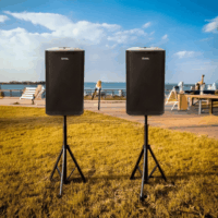 Thonet & Vander TA01 PA Hangfal Padlóállvány - Fekete