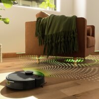 Irobot ROOMBA 105 COMBO Smart Robotporszívó felmosó funkcióval - Fekete