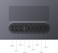 Lenovo 26,5" 27UD-10 Yoga Pro 16:9 UHD QD-OLED Monitor - Szürke