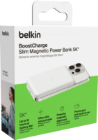 Belkin BPD010HQWH BoostCharge Slim Mágneses Powerbank 5000mAh 7,5W - Fehér