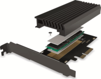 ICY BOX IB-PCI214M2-HSL 1x M2 Port bővítő PCIe x4 kártya