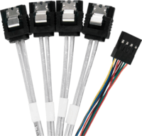 SilverStone SST-CPS05-RE mini-SAS SFF 8643 - 4x SATA 7-pin Adapterkábel