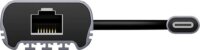 Unitek U1343AGY01 USB-C apa - RJ45 anya Átalakító Adapter - Szürke