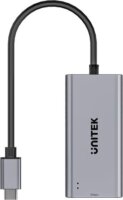 Unitek U1343AGY01 USB-C apa - RJ45 anya Átalakító Adapter - Szürke