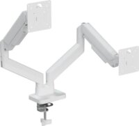 Gembird MA-DA2-06-W 17"-32" Monitor Asztali Tartó Konzol - Fehér (2 kijelző)