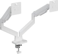 Gembird MA-DA2-06-W 17"-32" Monitor Asztali Tartó Konzol - Fehér (2 kijelző)