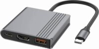 Gembird A-CM-COMBO3-05 USB-C 3in1 Multiport Adapter 90W