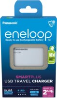 Panasonic Eneloop Smartplus 4x AA / AAA NiMH elemtöltő + 4 db elem (2000 mAh)