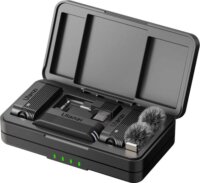 Ulanzi A100 Wireless Lavalier csiptetős mikrofon szett - Fekete