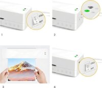 Savio LR-01/W Meleg/Hideg Laminálógép A4 300W - Fehér