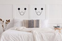 Activejet AJE-CAMELIA NW beltéri LED Fali lámpa - Fekete