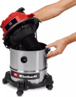 Einhell TC-VC 1240 S Nedves/száraz porszívó 950W - Ezüst / Piros