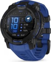 Garmin Instinct 3 AMOLED Okosóra 45mm Kék Szilikon szíjjal - Fekete