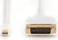 Digitus AK-340305-020-W Mini-DisplayPort apa - DVI-D apa Átalakító Adapter 2m - Fehér