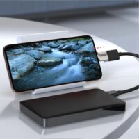 Unitek A1025GNI USB-C apa - USB-A anya OTG Adapter - Ezüst