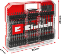 Einhell 108798 XL-CASE Fúrószár és Csavarbehajtó bitfej készlet (95 db / csomag)