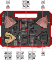 Einhell 708170 Multiszerszám készlet XXL PLUS tokban (70db / csomag)