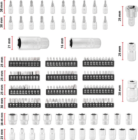 Einhell E-Case Szerszámkészlet kofferben (201 db / csomag)