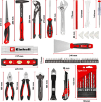 Einhell E-Case Szerszámkészlet kofferben (78 db / csomag)